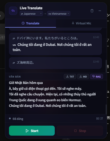 LiveTranslate — screenshot 1